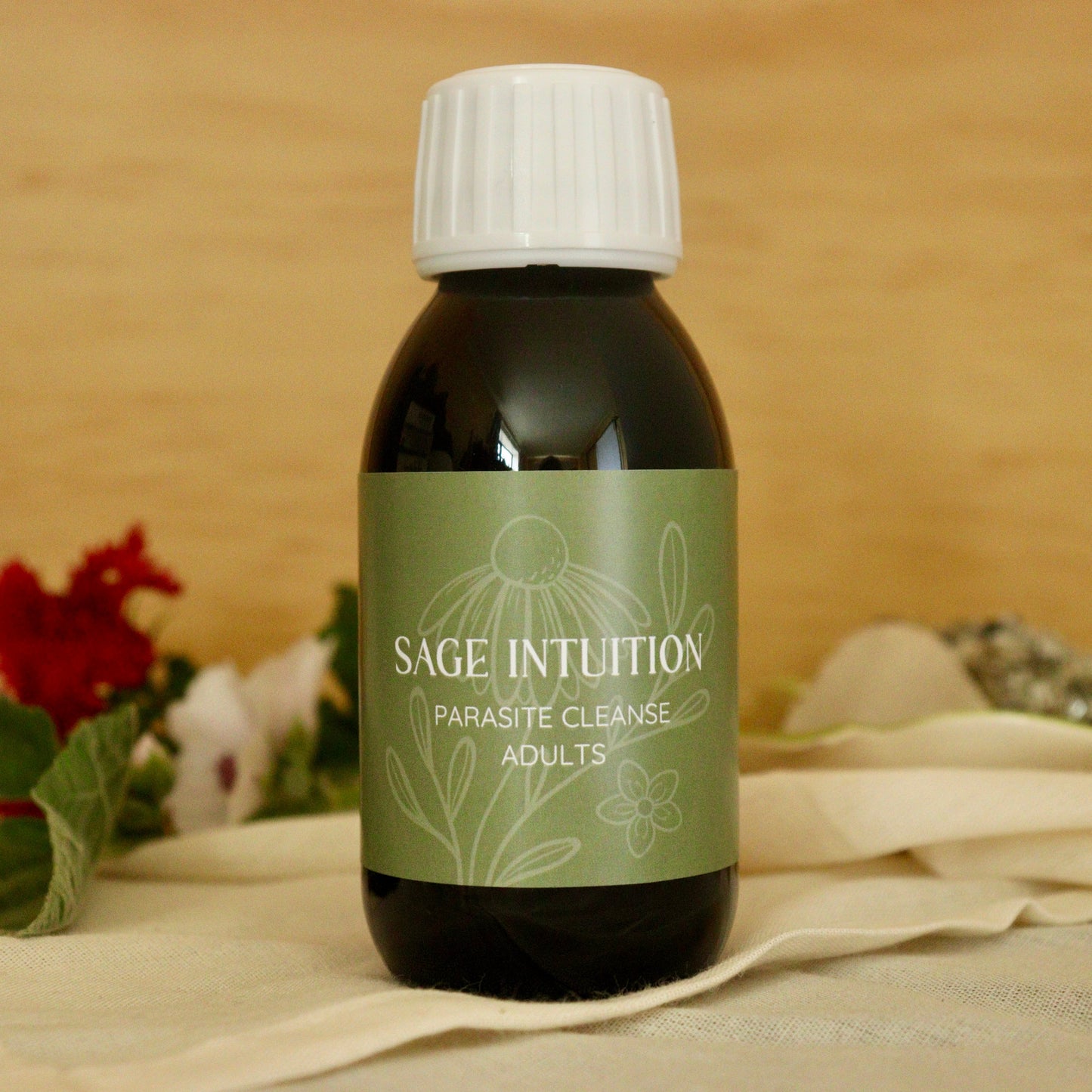 herbal bottle medicine sage intuition